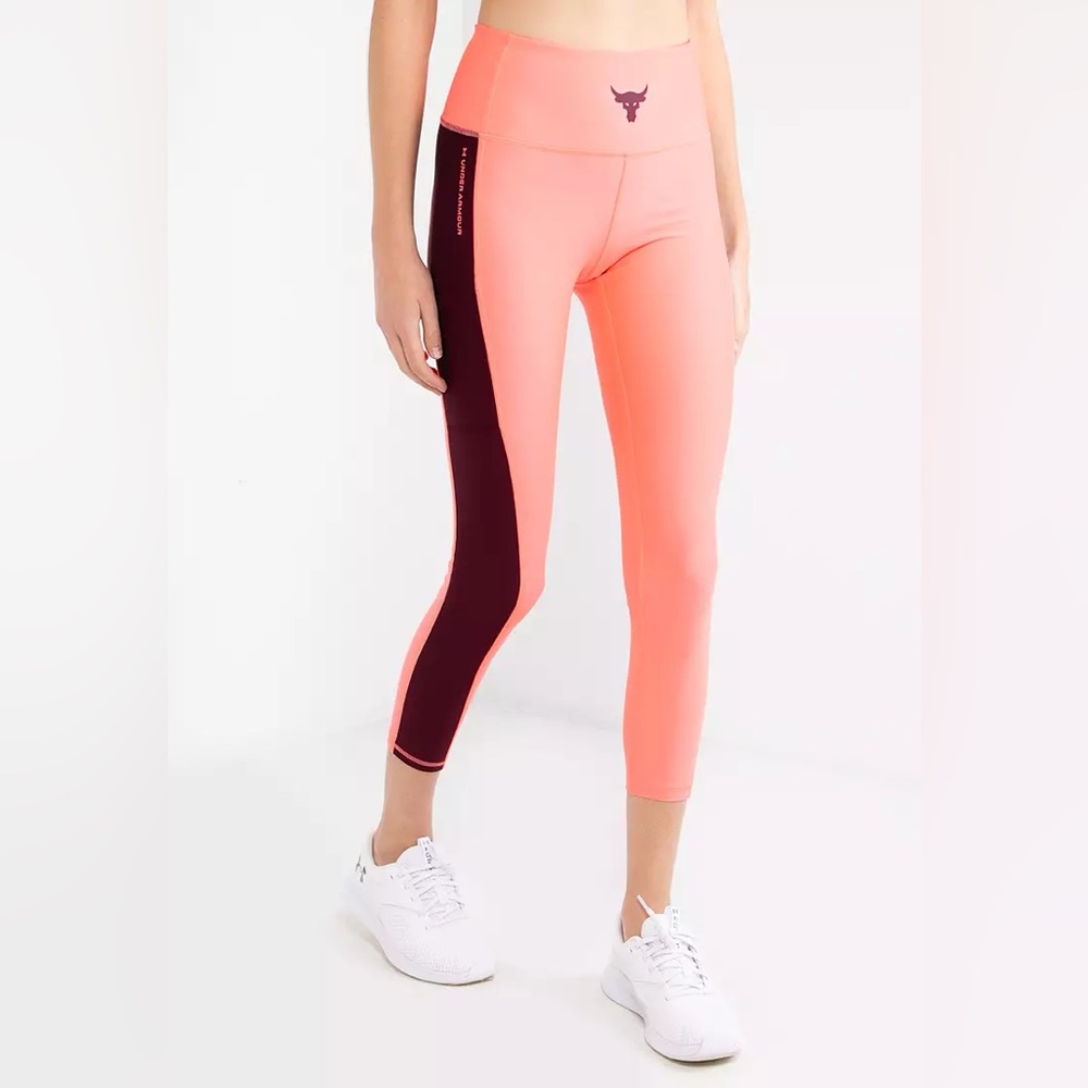 Under Armour Women’s Project Rock HeatGear Ankle Leggings Size Small‎